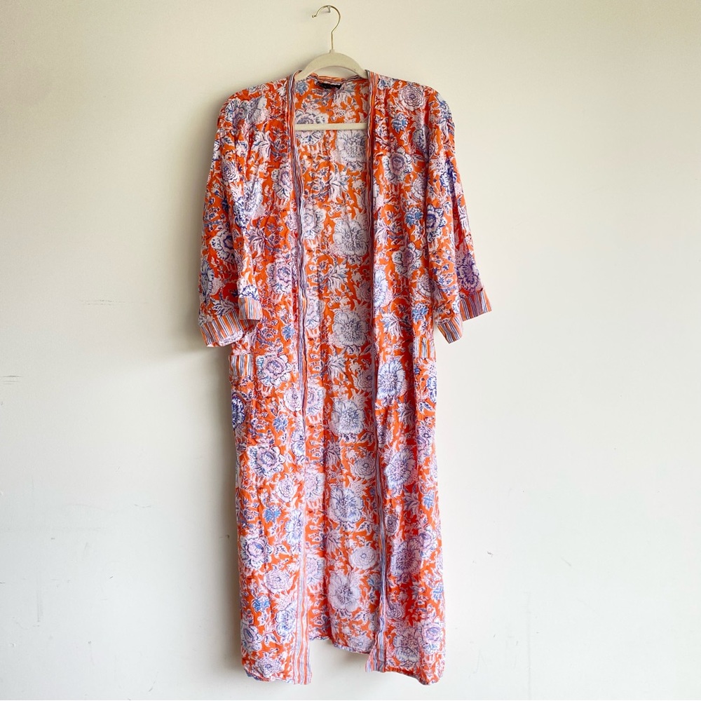 Fragonard Parfumeur Paris Luxury Robe Pijama Loungewear Women’s PJ’s Floral